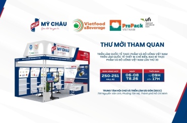 MCP | THƯ MỜI THAM QUAN GIAN HÀNG MỸ CHÂU TẠI TRIỂN LÃM QUỐC TẾ CHUYÊN NGÀNH THỰC PHẨM & ĐỒ UỐNG LỚN NHẤT TẠI VIỆT NAM